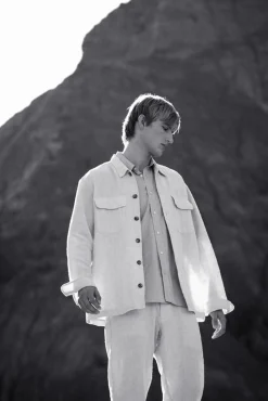 Selected Camisas-Sobrecamisa de linho Branco