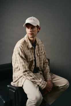 OOTO Camisas-Sobrecamisa de xadrez Tostado