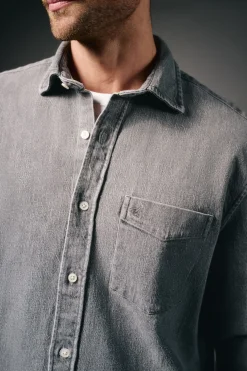 OOTO Camisas-Sobrecamisa denim Cinzento