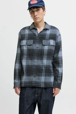 Jack & Jones Camisas-Sobrecamisa xadrez cinzento