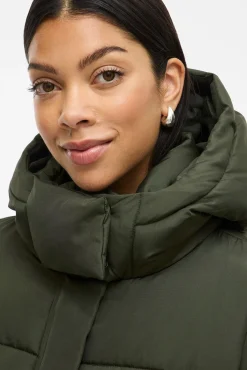 Vila Sobretudos|Casacos-Sobretudo acolchoado com capuz Verde