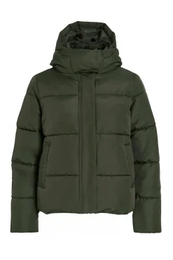 Vila Sobretudos|Casacos-Sobretudo acolchoado com capuz Verde