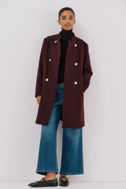 Cortefiel Casacos-Sobretudo com botões dourados Granada