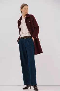 Cortefiel Casacos-Sobretudo com botões dourados Granada