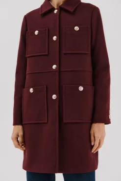 Cortefiel Casacos-Sobretudo com botões dourados Granada