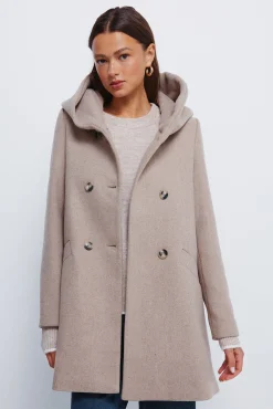 Springfield Casacos-Sobretudo com botões e capuz cru