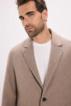 Jack & Jones Sobretudos-Sobretudo curto Cinzento