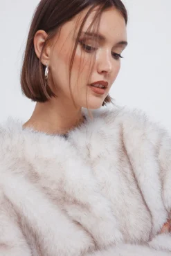 Springfield Casacos-Sobretudo curto de pele cru