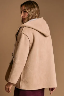 Polín Et Moi Sobretudos|Casacos-Sobretudo de borrego Mariale Castanho