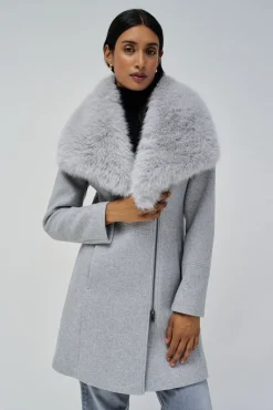 Salsa Jeans Sobretudos|Casacos-Sobretudo de lã Cinzento