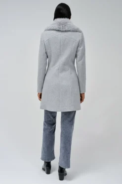 Salsa Jeans Sobretudos|Casacos-Sobretudo de lã Cinzento