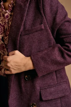 Polín Et Moi Casacos-Sobretudo de pano Amaia Granada