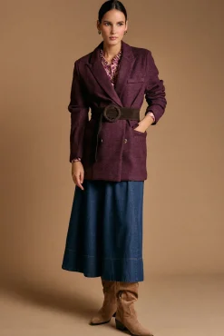 Polín Et Moi Casacos-Sobretudo de pano Amaia Granada