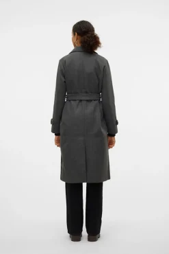 Vero Moda Sobretudos|Casacos-Sobretudo de pano de manga manga Cinzento