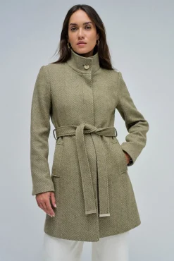 Salsa Jeans Sobretudos|Casacos-Sobretudo de tecido Verde