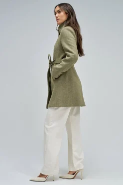 Salsa Jeans Sobretudos|Casacos-Sobretudo de tecido Verde