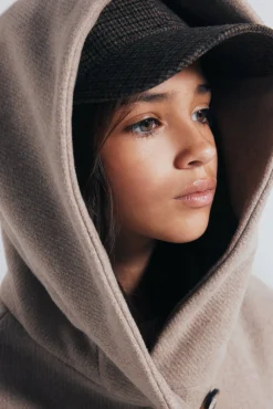 Springfield Kids Sobretudo-Sobretudo de tecido trespassado para menina cru