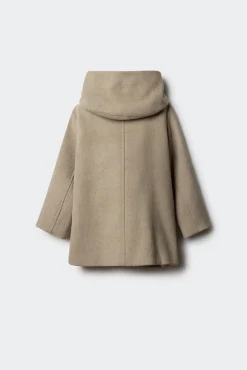 Springfield Kids Sobretudo-Sobretudo de tecido trespassado para menina cru