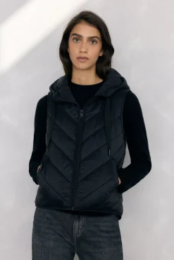 Pedro del Hierro Casacos-Sobretudo e colete interno Preto