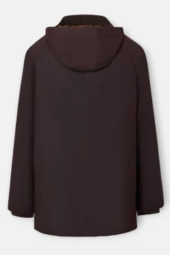 Silbon Sobretudos-Sobretudo encerado clássico Castanho