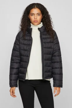 Vila Sobretudos|Casacos-Sobretudo leve e acolchoado Preto