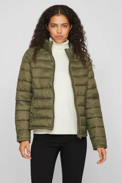 Vila Sobretudos|Casacos-Sobretudo leve e acolchoado Verde