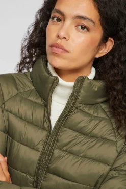 Vila Sobretudos|Casacos-Sobretudo leve e acolchoado Verde