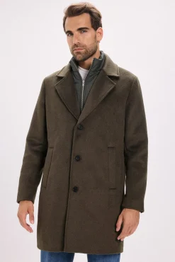 Jack & Jones Sobretudos-Sobretudo longo com fecho combinado Cinzento