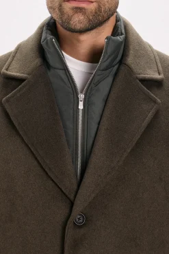 Jack & Jones Sobretudos-Sobretudo longo com fecho combinado Cinzento