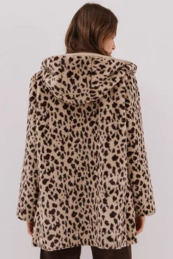 Cortefiel Casacos-Sobretudo reversível com efeito dupla face Ecru