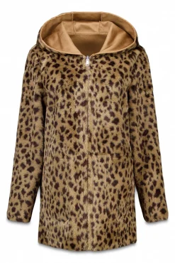 Cortefiel Casacos-Sobretudo reversível com efeito dupla face Tostado