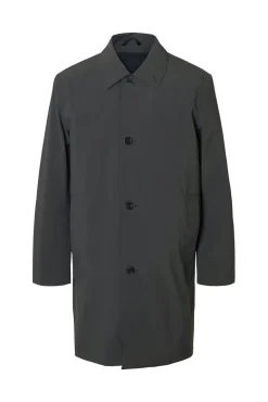 Selected Sobretudos-Sobretudo técnica impermeável com colete removível Cinzento