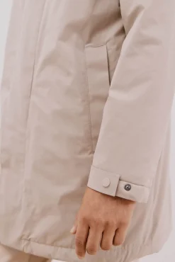 Cortefiel Sobretudos-Sobretudo técnico Tostado