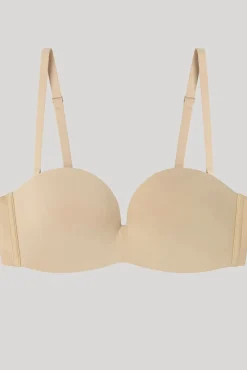 Gisela Roupa Interior-Soutien com decote extremo removível cru