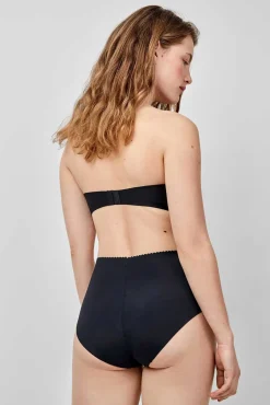 Gisela Roupa Interior-Soutien com decote extremo removível preto