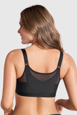 Leonisa Roupa Interior-Soutien de suporte postural com copas de espuma Multi/Benefit preto