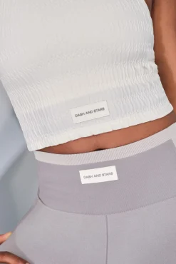 Dash and Stars Roupa Interior-Soutien desportivo branco SEAMLESS COMFORT beige