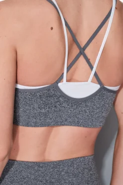 Dash and Stars Roupa Interior-Soutien desportivo cinza SEAMLESS COMFORT cinzento