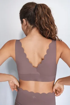 Dash and Stars Roupa Interior-Soutien desportivo COMPRESSIVE marrom cru