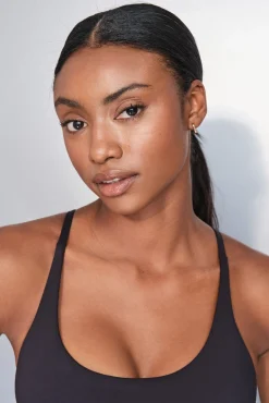 Dash and Stars Roupa Interior-Soutien desportivo 4D STRETCH com estampa animal preto