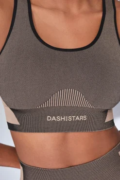 Dash and Stars Roupa Interior-Soutien desportivo SEAMLESS FIT marrom