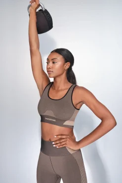 Dash and Stars Roupa Interior-Soutien desportivo SEAMLESS FIT marrom