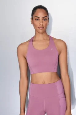 Dash and Stars Roupa Interior-Soutien desportivo 4D Stretch rosa