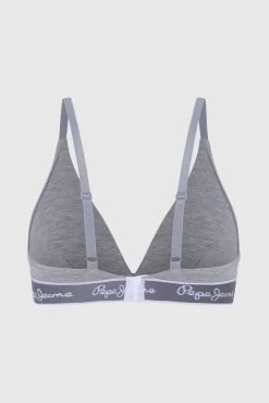 Pepe Jeans Roupa Interior-Soutien em algodão e modal cinzento