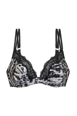 Dorina Roupa Interior-Soutien estampado com cobertura total Origins preto