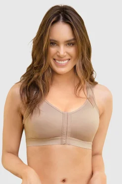 Leonisa Roupa Interior-Soutien multifuncional com suporte de postura e controle de volume dos seios bege
