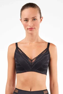 Gisela Roupa Interior-Soutien sem aro com capacidade preto