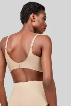 Gisela Roupa Interior-Soutien push-up com decote extremo cru