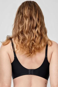 Gisela Roupa Interior-Soutien push-up com decote extremo preto