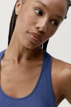 Born Living Yoga T-Shirts-Soutien top desportivo Zina Next Blue azul